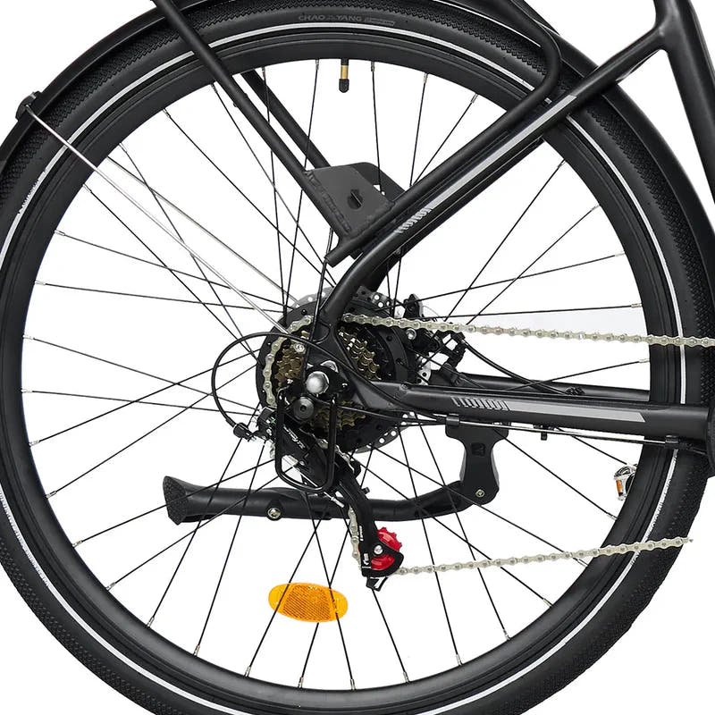 PIXAR City 1 City City Bikes in Black-rear tyre view