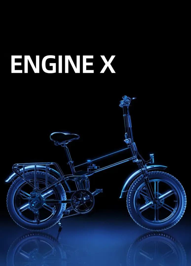 Engwe Engine X Fat Tyre E-Bike-glow view
