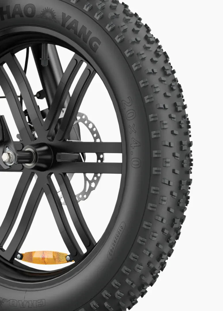 Engwe L20 Boost City E-Bike-front tyre view