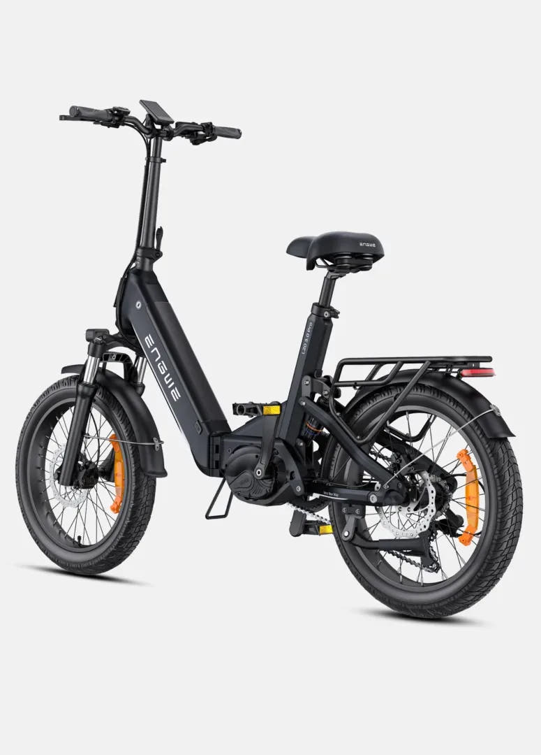 Engwe L20 3.0 Pro City E-Bike in Black-rear view