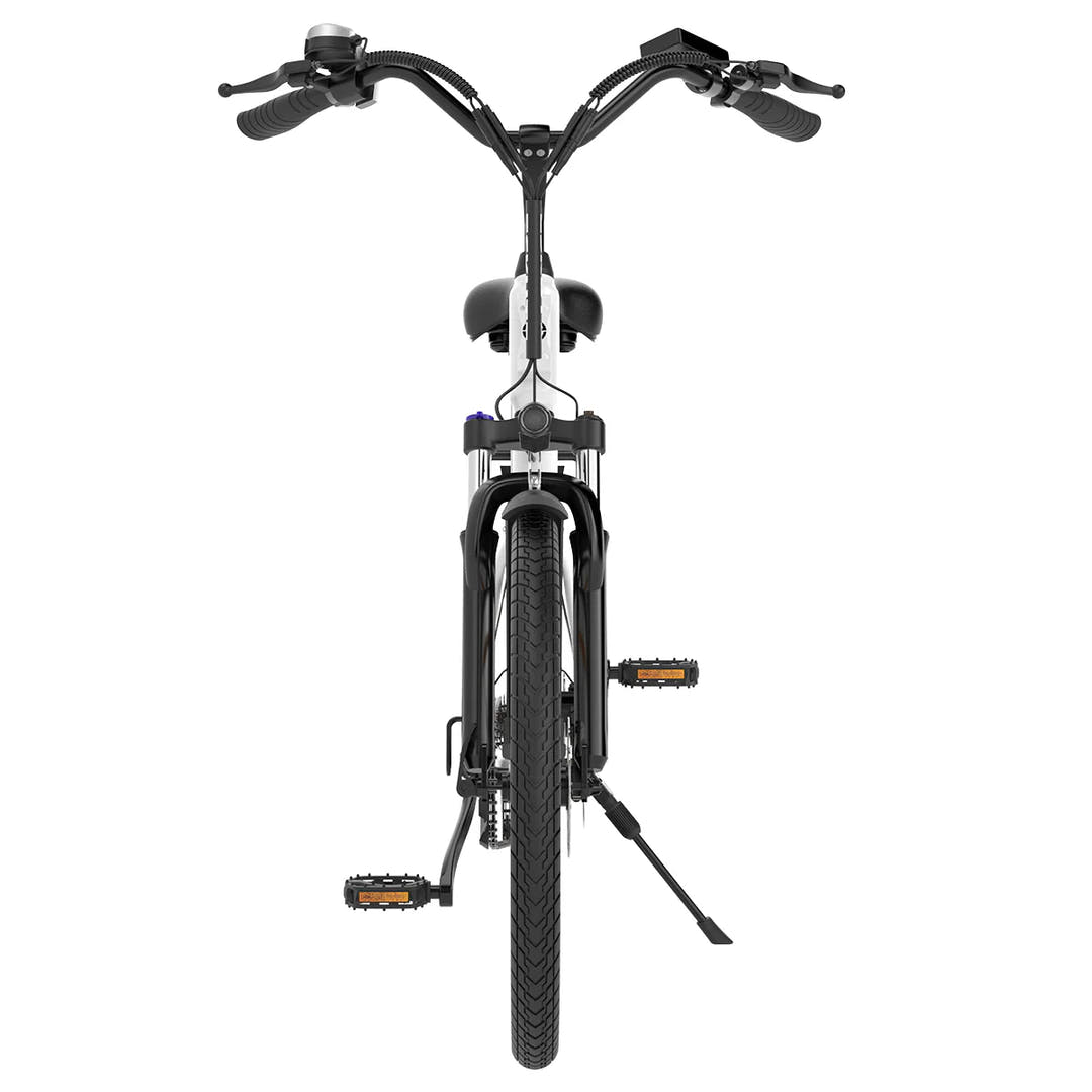 ESKUTE C100 City E-Bike in White-rear view