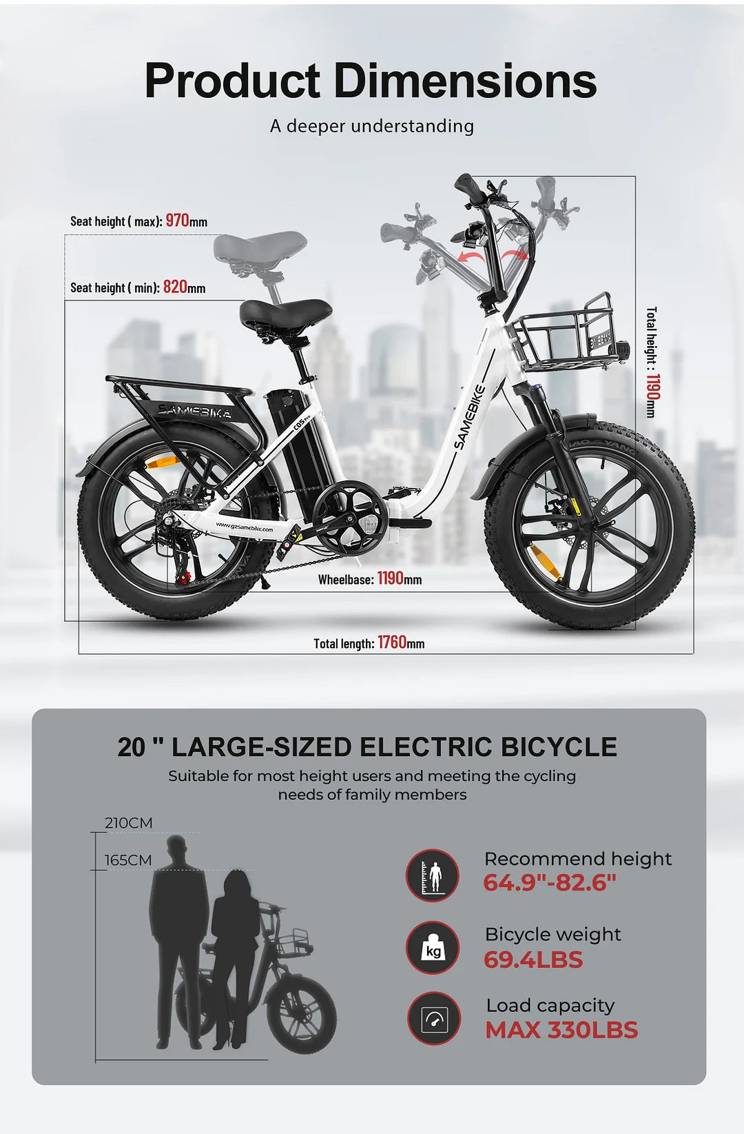 SAMEBIKE C05 Pro