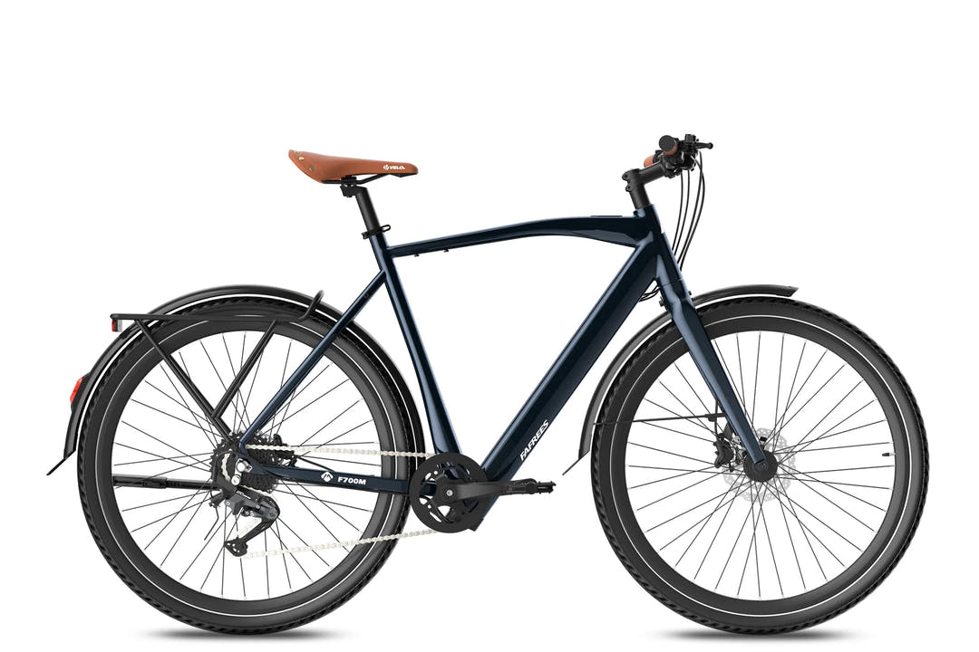 Fafrees F700M City E-Bike in Blue-side view