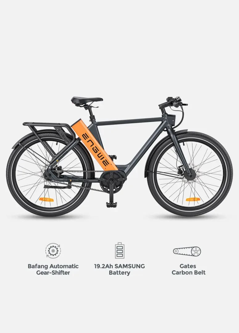 Engwe P275 Pro City E-Bike in Orange- specs
