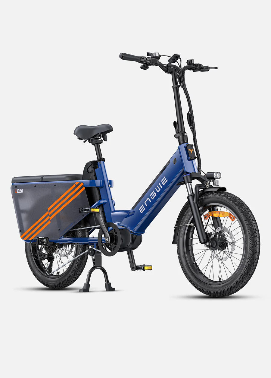 Engwe LE20 Adventure E-Bike in Blue-side view