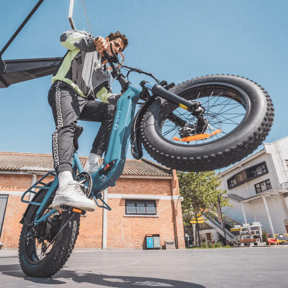 DYU FF500 Fat Tyre E-Bike-Rider