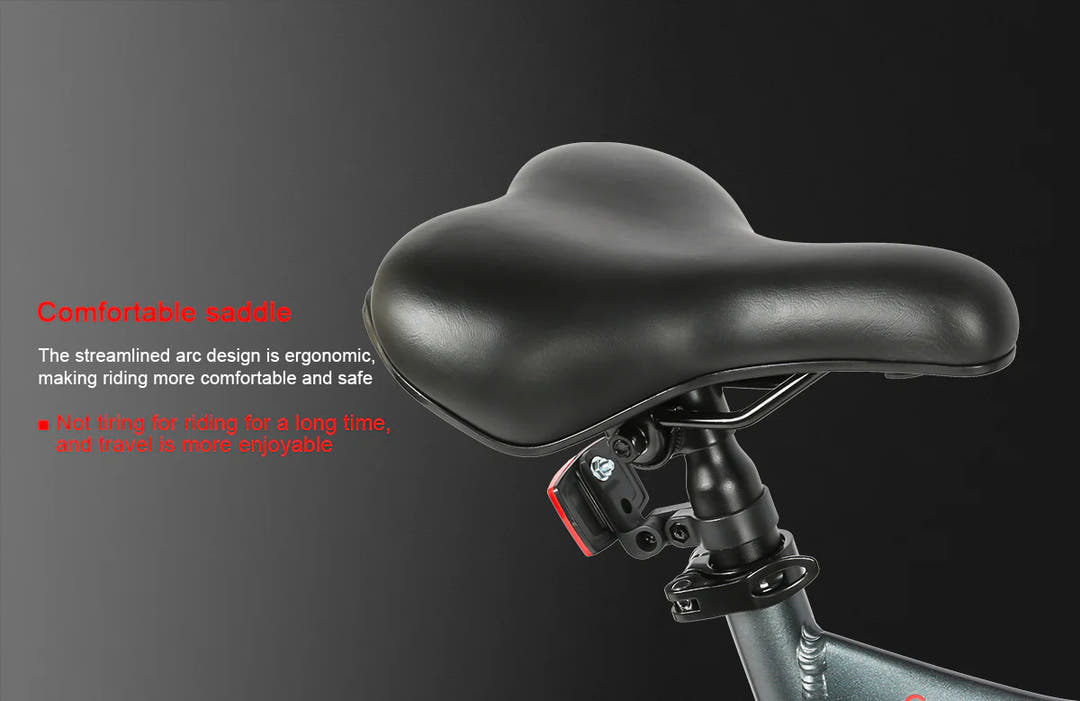 SAMEBIKE SY26-II Adventure E-Bike in Black-seat specs