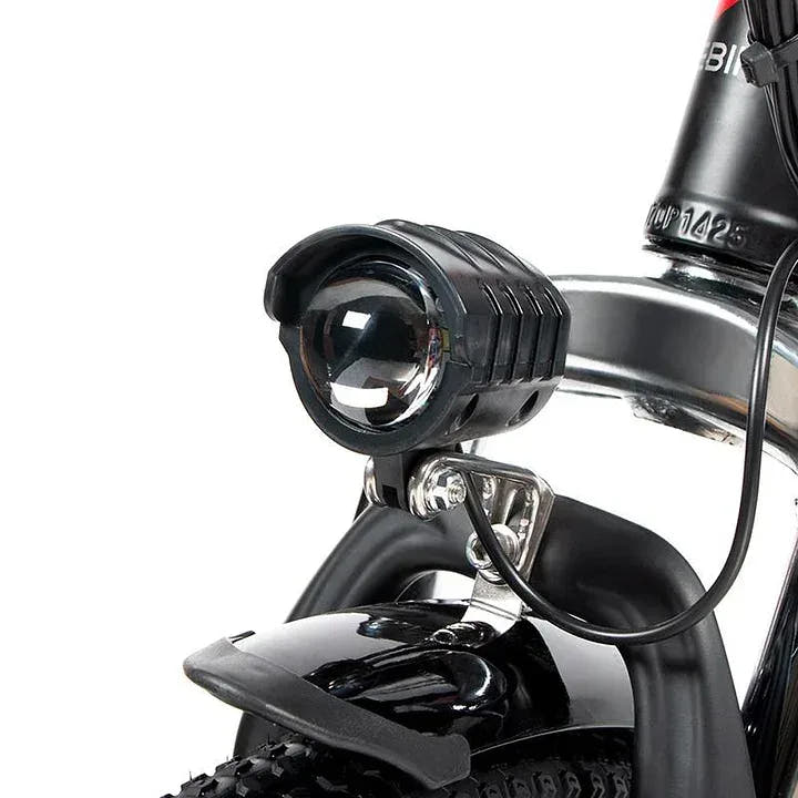 Samebike 20LVXD30 II E-Bike in Black-front light view