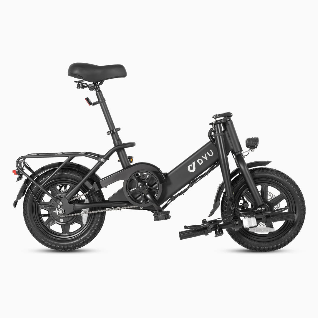 DYU C3 City E-Bike-folded handle view