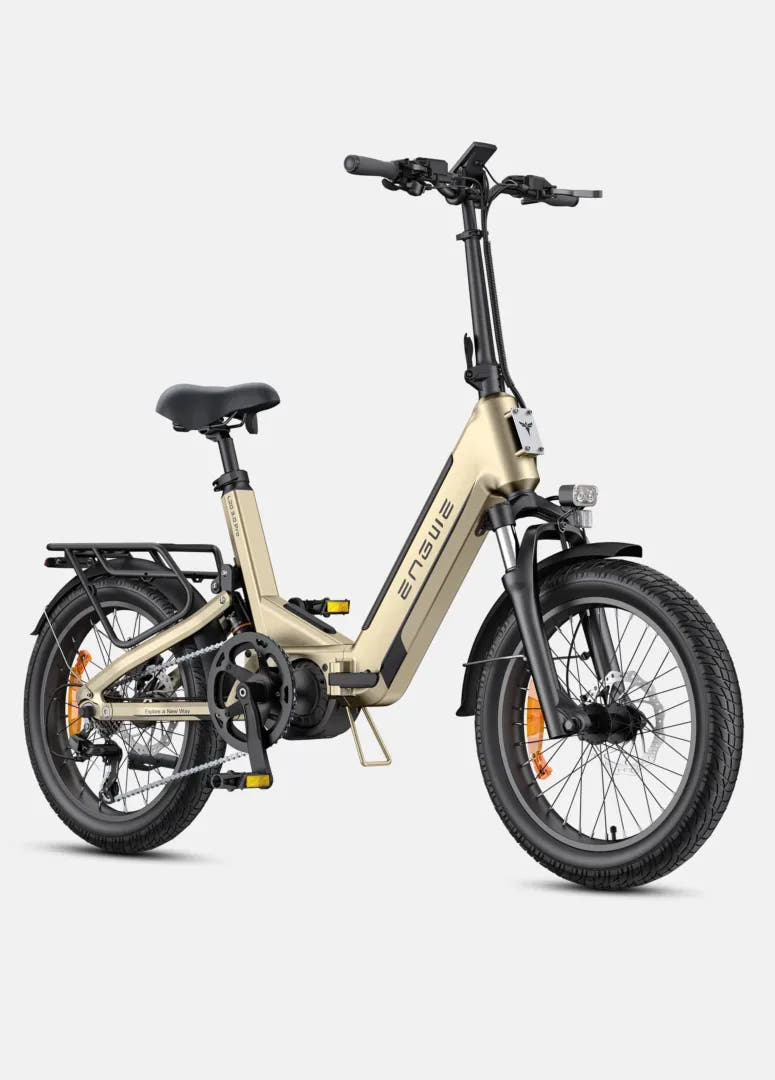 Engwe L20 3.0 Pro City E-Bike in Champagne-front view