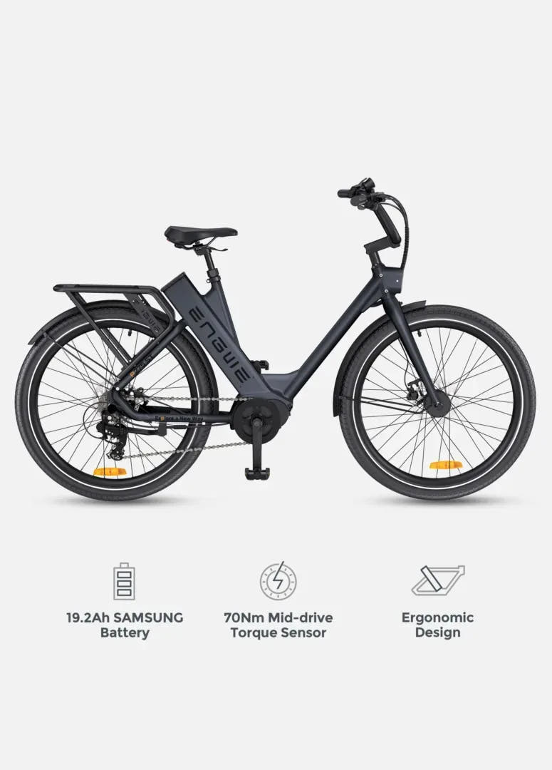 Engwe P275 ST City E-Bike in Black-specs