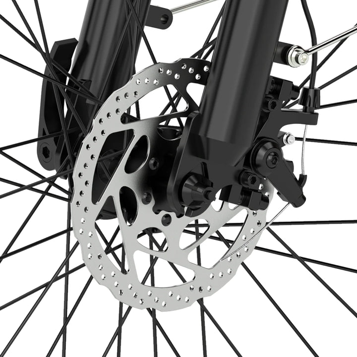 ESKUTE C100 City E-Bike-front tyre view