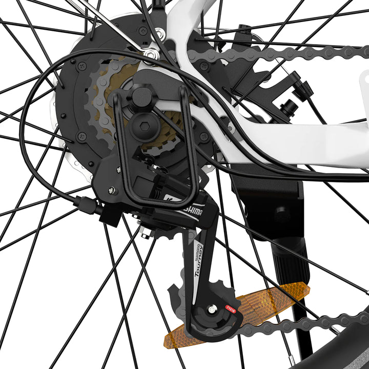 ESKUTE C100 City E-Bike-gear view