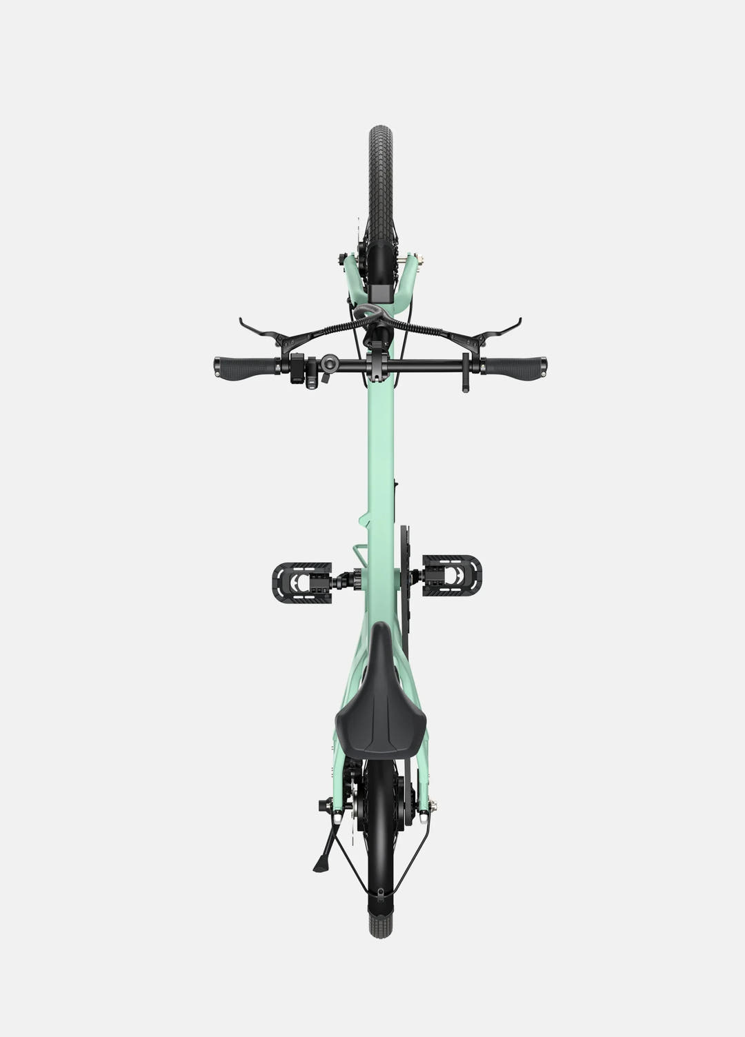 Engwe P20 Fat Tyre E-Bike in Green-aerial view