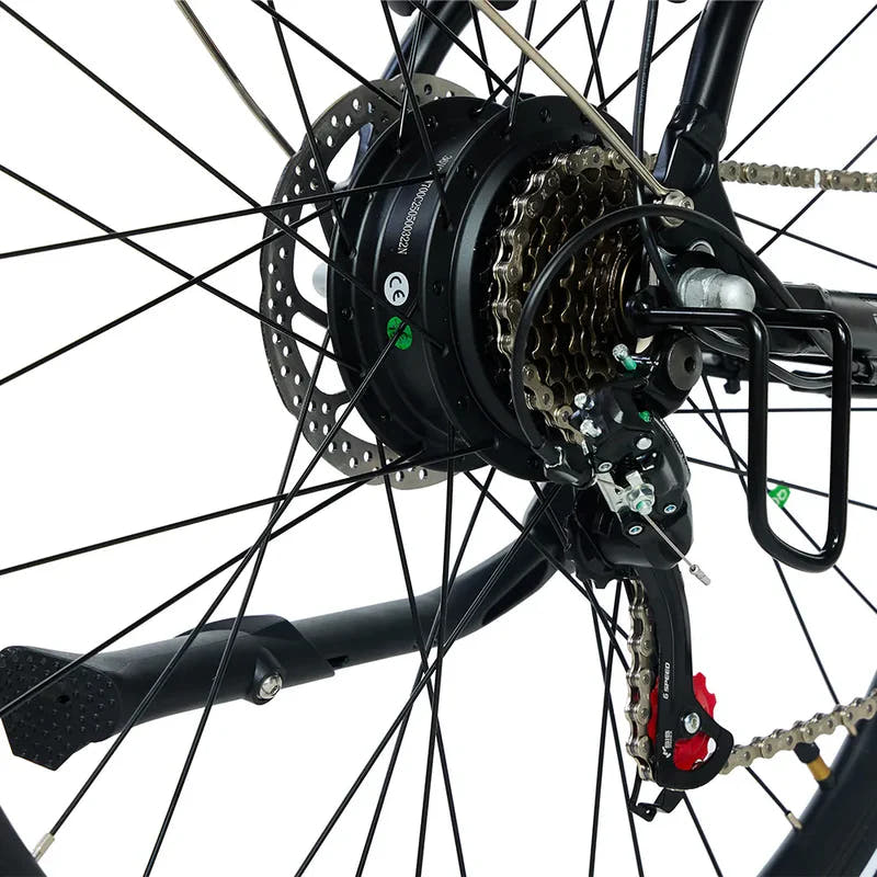 PIXAR City 1 City City Bikes in Black-gear view