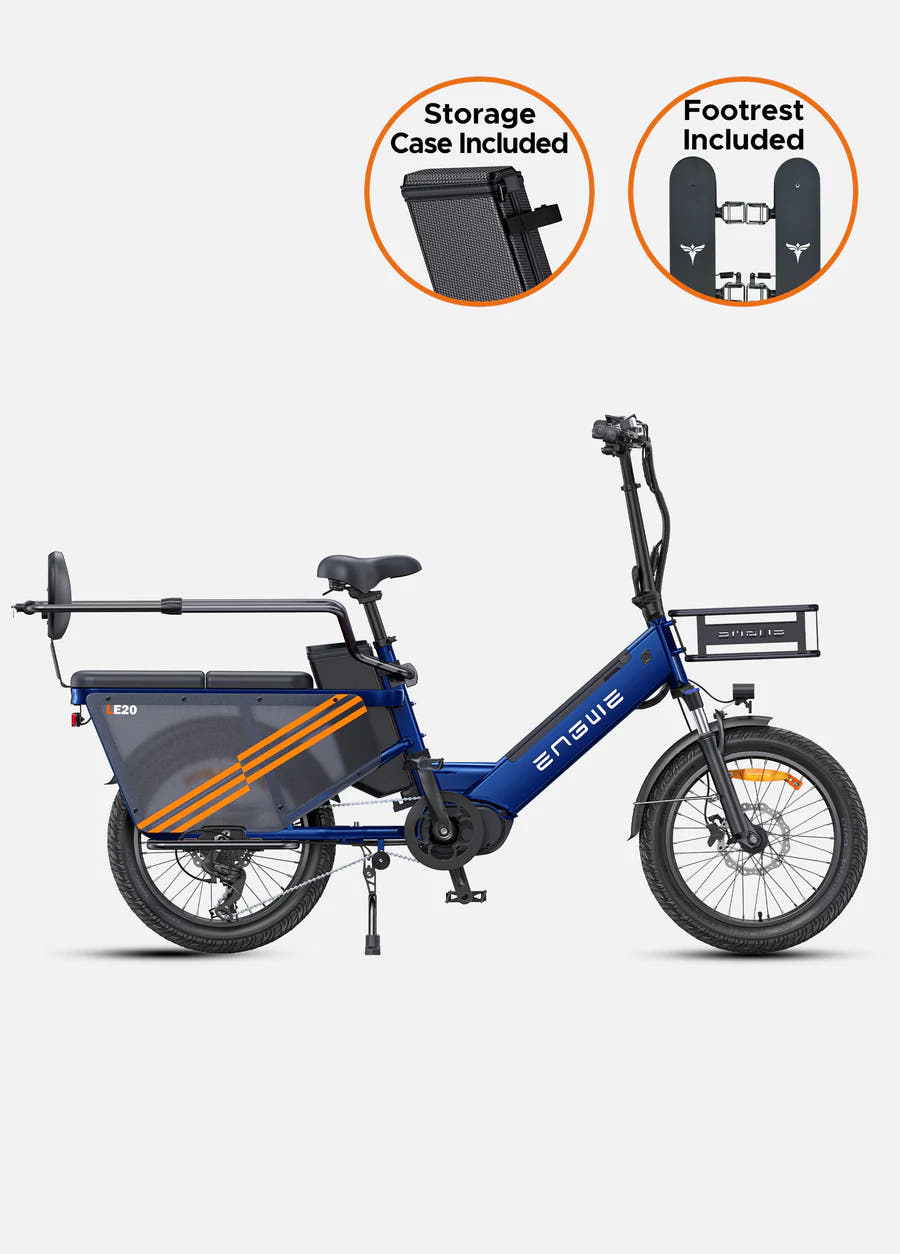 Engwe LE20 Delivery/Cargo E-Bike-passenger seat