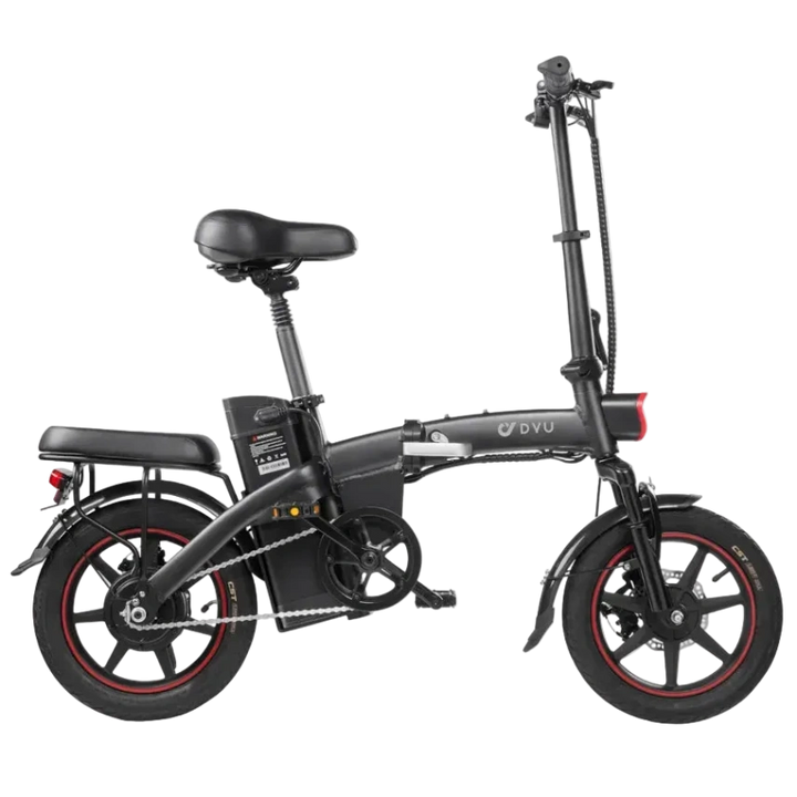 DYU A5 City E-Bike in Black - Prime Pedals