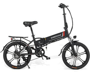 Samebike 20LVXD30 II E-Bike in Black-side view