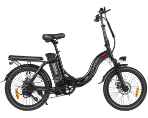 Samebike CY20 E-Bike in Black - Prime Pedals