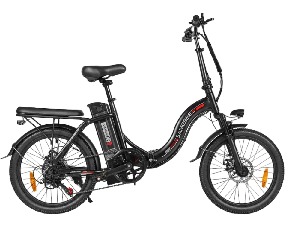 Samebike CY20 E-Bike in Black - Prime Pedals