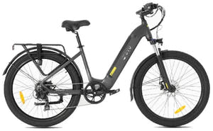 DYU C1 City E-Bike with Rear Rack and Fenders - Prime Pedals