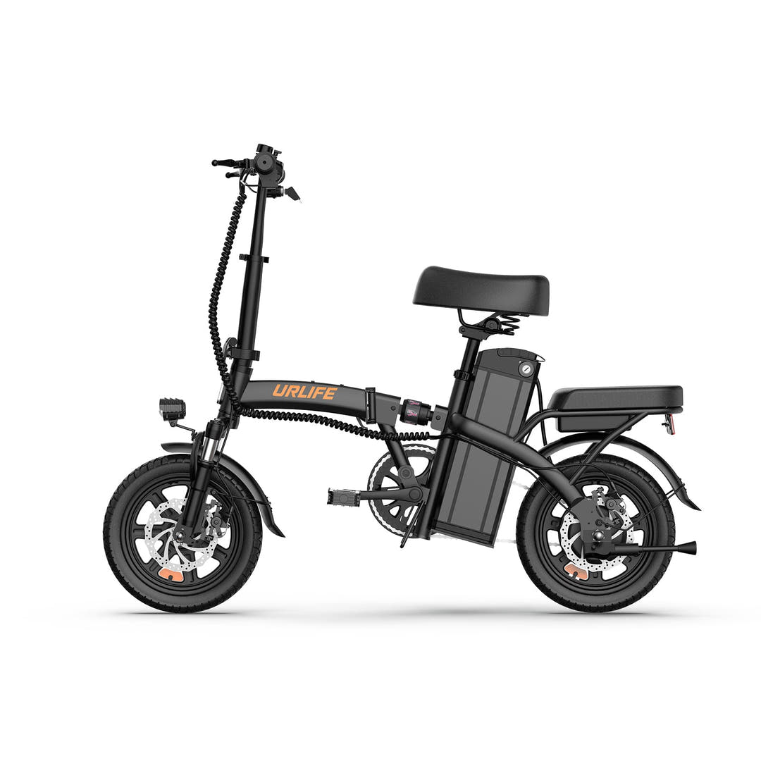 URLIFE F1L Folding Folding Bikes in Black - Prime Pedals