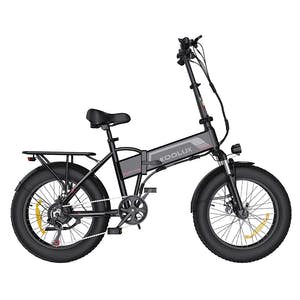 Koolux BK10s Fat Tyre E-Bike in Black - Prime Pedals
