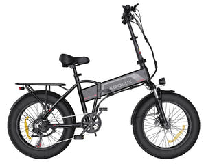 Koolux BK10s Fat Tyre E-Bike in Black - Prime Pedals