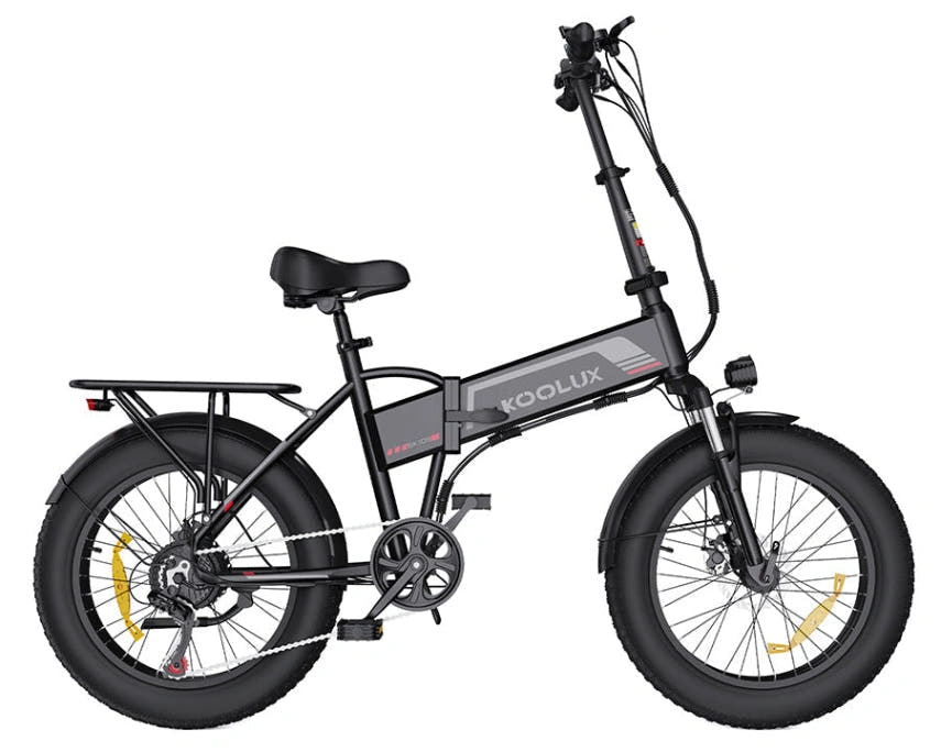 Koolux BK10s Fat Tyre E-Bike in Black - Prime Pedals