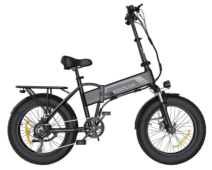 Koolux BK10s Fat Tyre E-Bike in Black - Prime Pedals
