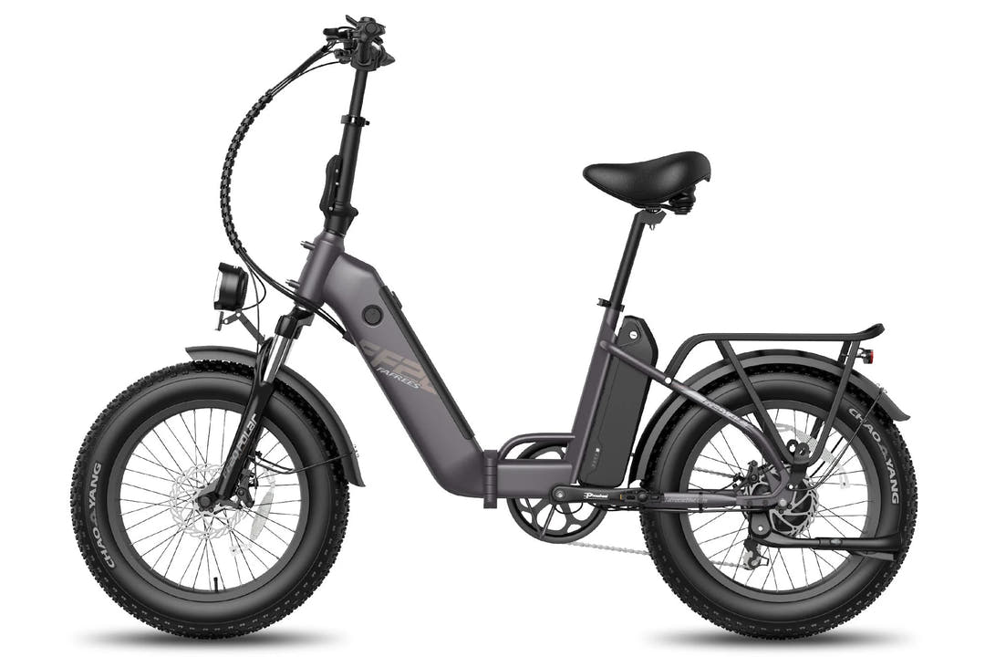 Fafrees FF20 Polar Fat Tyre E-Bike in Gunmetal Black - Prime Pedals