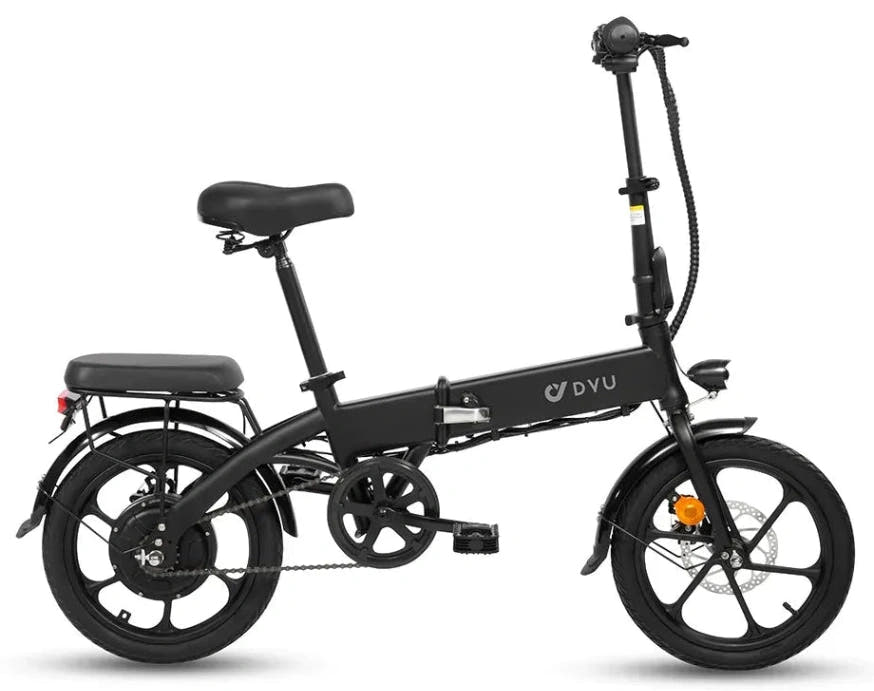 DYU A1F Pro City E-Bike with Rear Seat - Prime Pedals