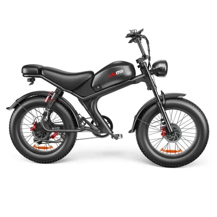 Emoko Ebike C93 Dual Motor - Black, Powerful Electric Bike with Fat Tires and Suspension