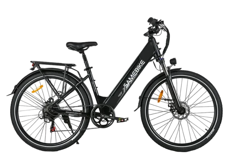 Samebike RS-A01 Pro-T City E-Bike in Black - Prime Pedals