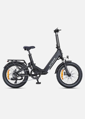 Engwe L20 3.0 Boost Fat Tyre E-Bike in Black - Prime Pedals