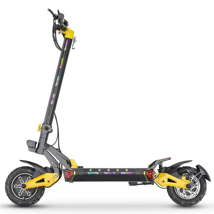 Ienyrid ES60 Electric Scooter - Black and Yellow, Powerful Dual Motor E-Scooter with Suspension