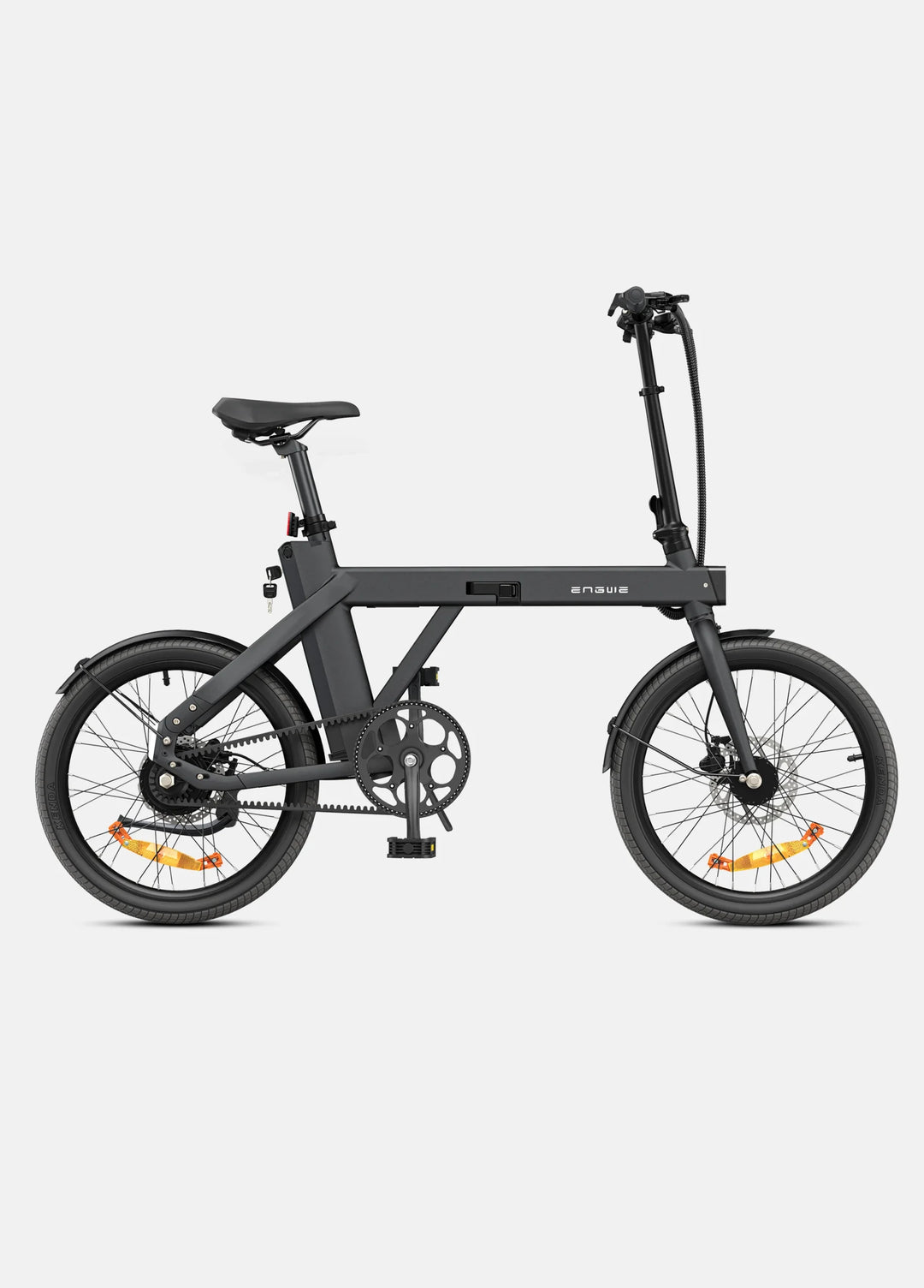 ENGWE P20 Folding Electric Bike - Black, Compact E-Bike for Urban Commuting