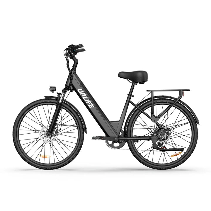 URLIFE E26 City E-Bike in Black - Prime Pedals