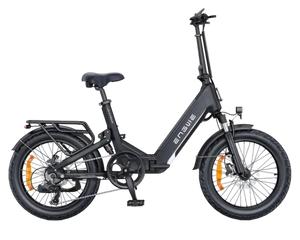 Engwe L20 3.0 Boost Fat Tyre E-Bike in Black - Prime Pedals