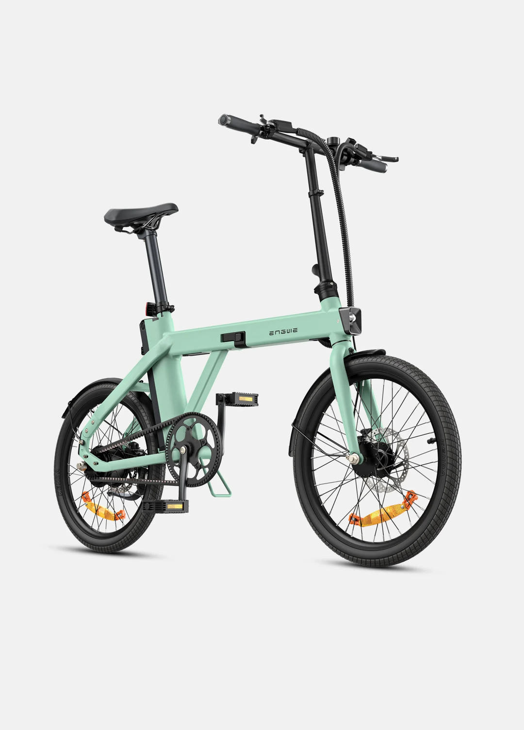 Engwe P20 Fat Tyre E-Bike in Green-side view