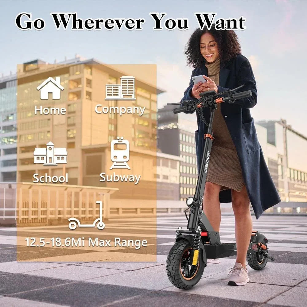 iENYRID M4 Pro S+ E-Scooter-storage options