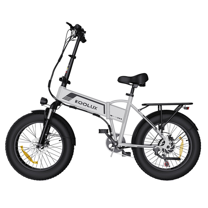 Koolux BK10s Fat Tyre E-Bike in Silver