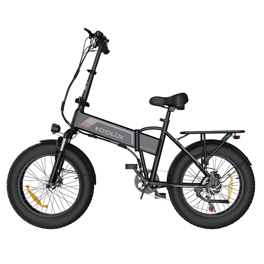 Koolux BK10s Fat Tyre E-Bike in Black