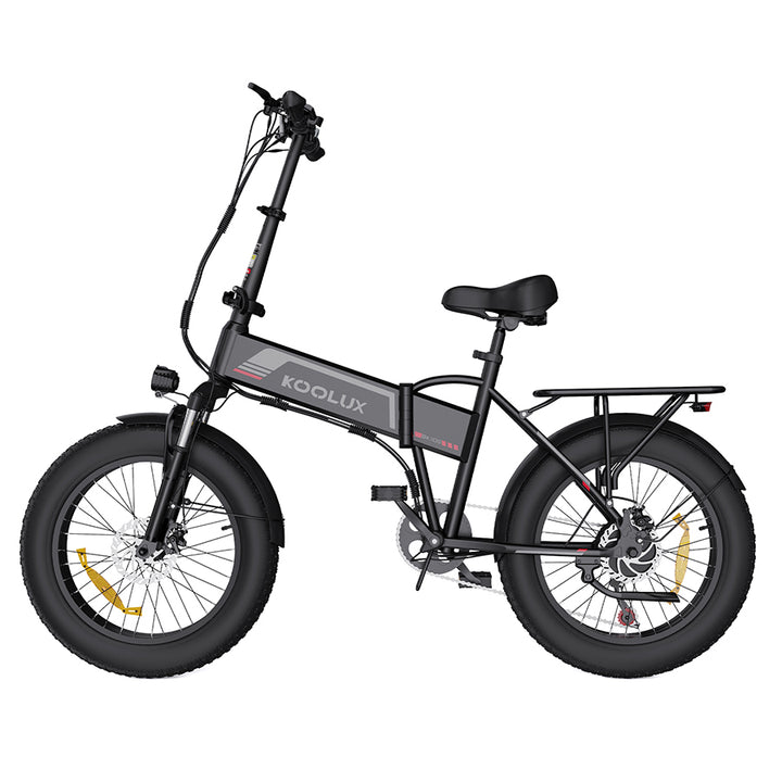Koolux BK10s Fat Tyre E-Bike in Black