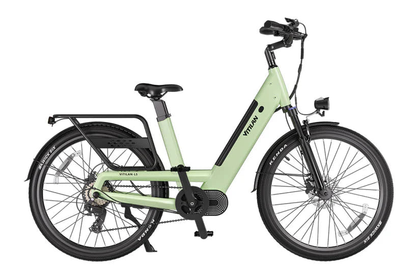 Vitilan L5 City E-Bike in Green