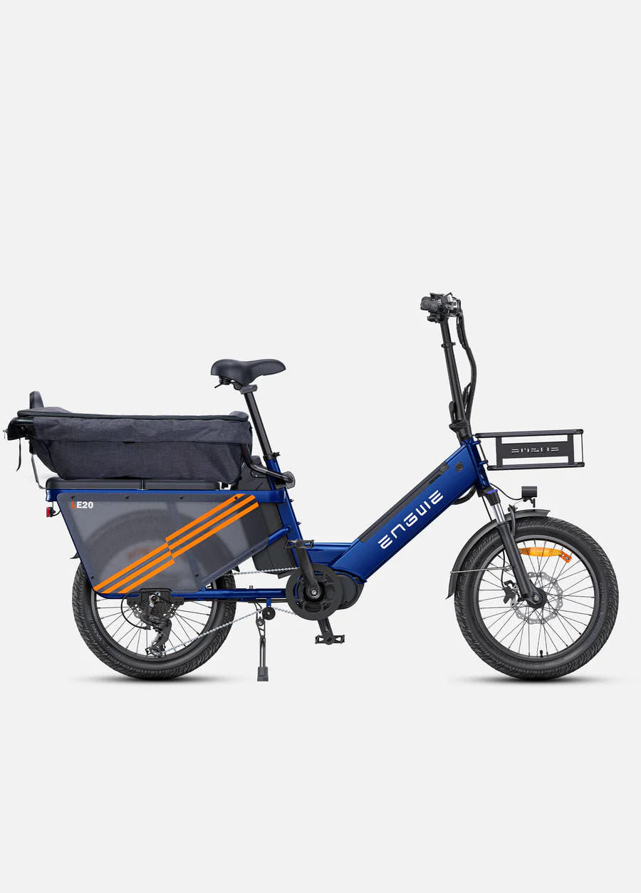 Engwe LE20 Adventure E-Bike in Blue-versatile canvas