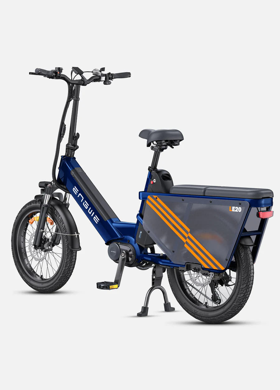 Engwe LE20 Adventure E-Bike in Blue-rear view