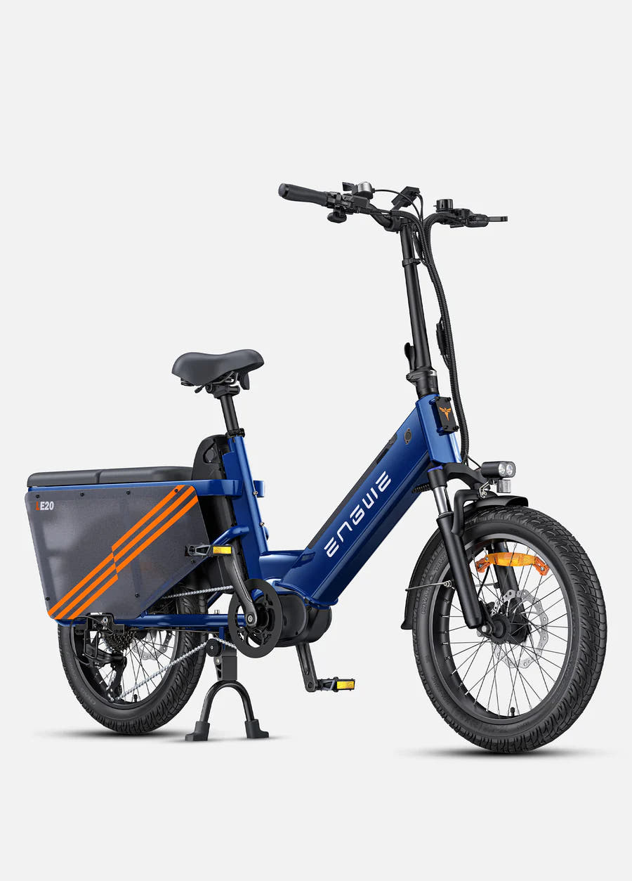 Engwe LE20 Adventure E-Bike in Blue-front view