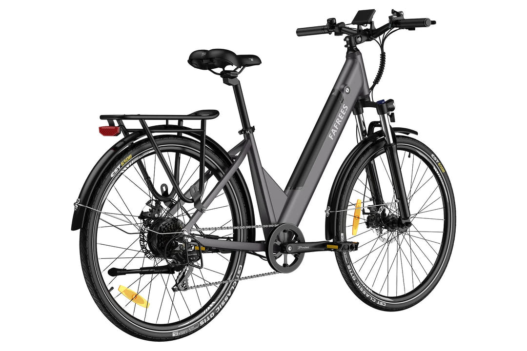 Fafrees F28 Pro City E-Bike in Gunmetal Grey-side view