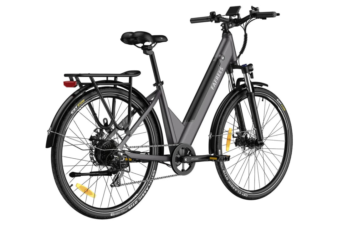 Fafrees F28 Pro City E-Bike in Gunmetal Grey-side view